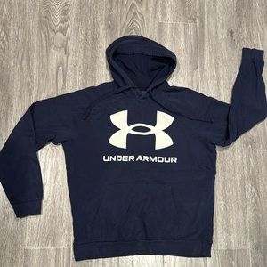 Under Armour men’s Large navy blue hoodie